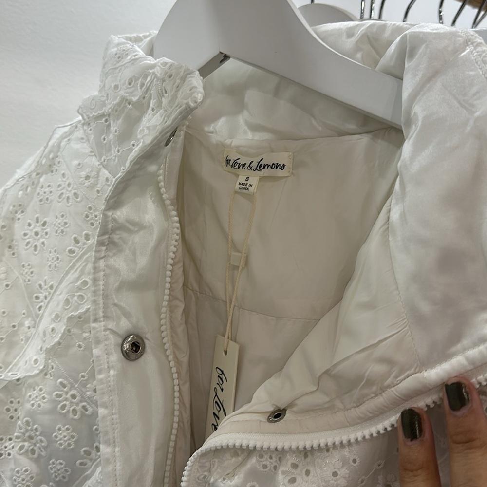 for love and lemons sloane eyelet puffer coat ⛄️ - Picture 4 of 8